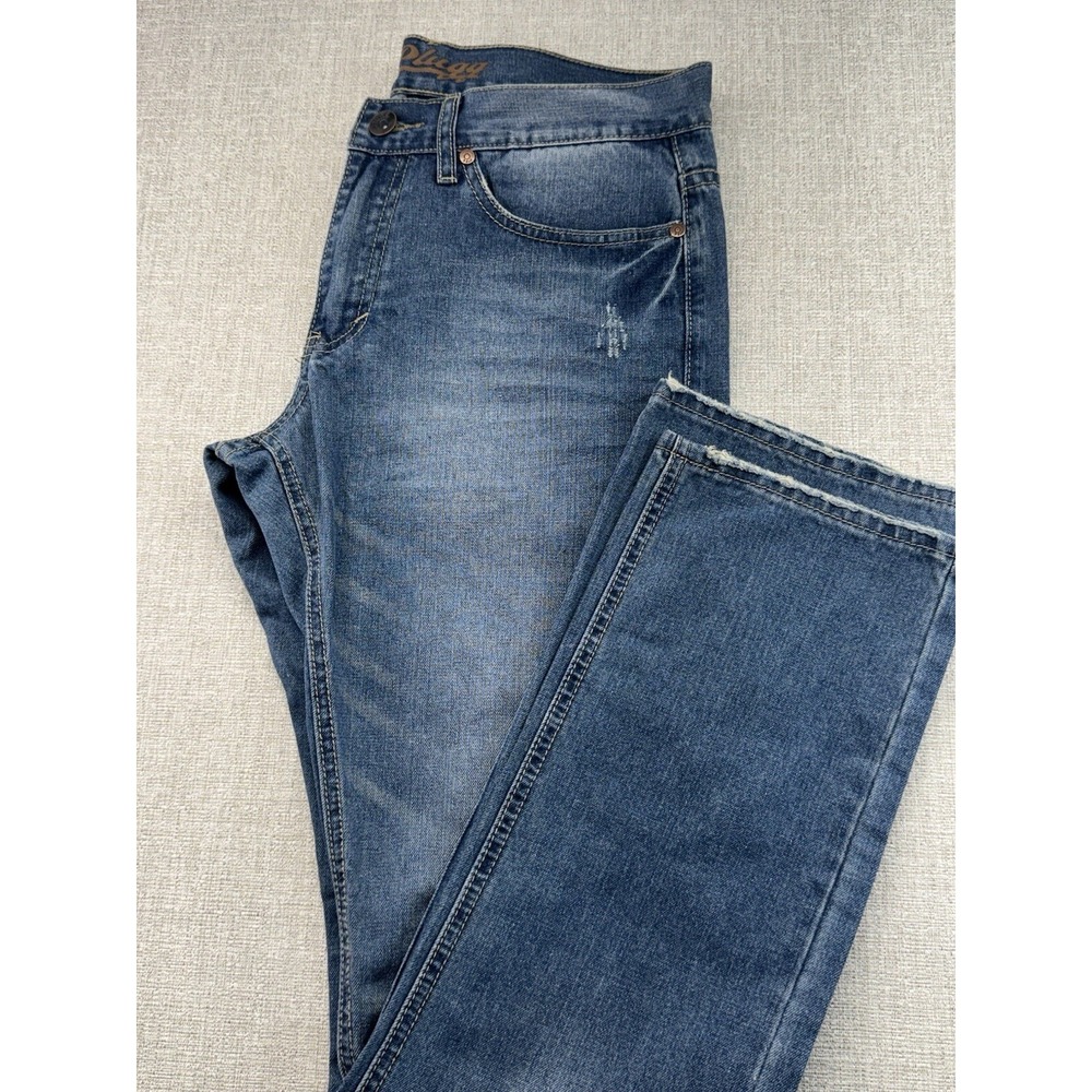 PLUGG JEANS CO. INC MENS VINTAGE 83 DENIM Slim Boot FIT BLUE 30x32